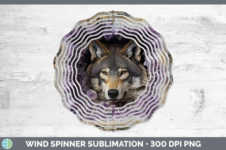 GorgeousGeode 3D Wind Spinner design.