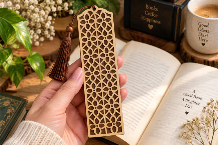 Geometric Lattice Bookmark Laser SVG File