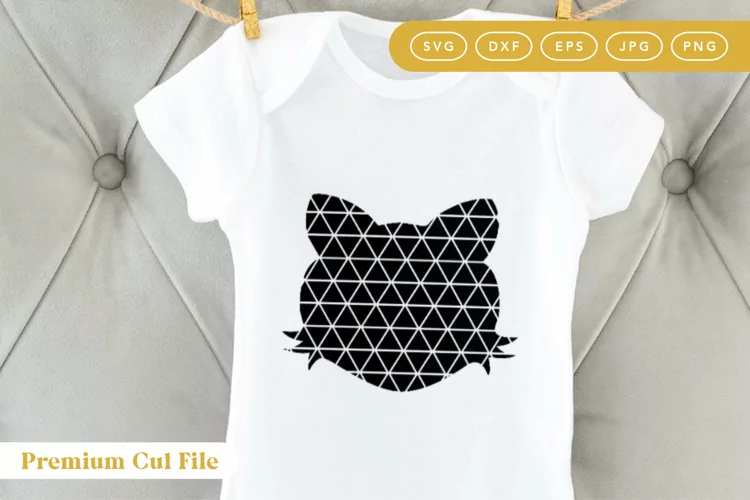Geometric Mouse Silhouette | Animal Wall Art Cut File