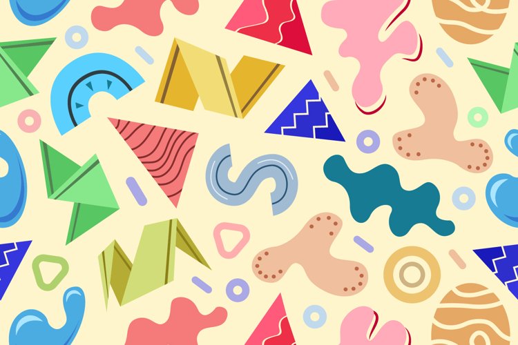 abstract geometric shapes pattern