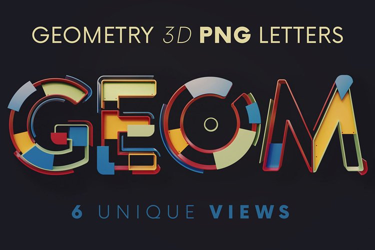 Geometry 3D Lettering