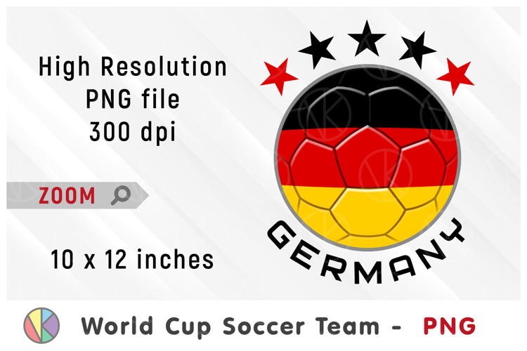 Germany National Team Soccer Ball. World Cup 2026
