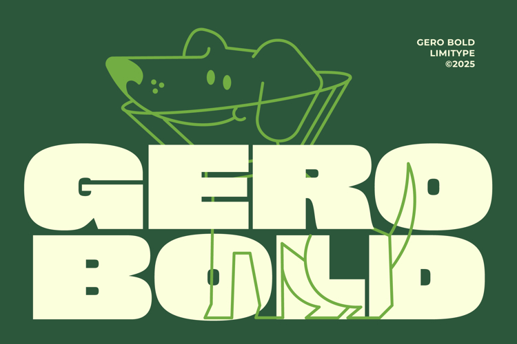 Gero - Bold Font