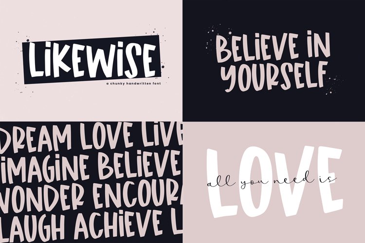 Crafty Font Bundle - 30 Handwritten Fonts for Crafters