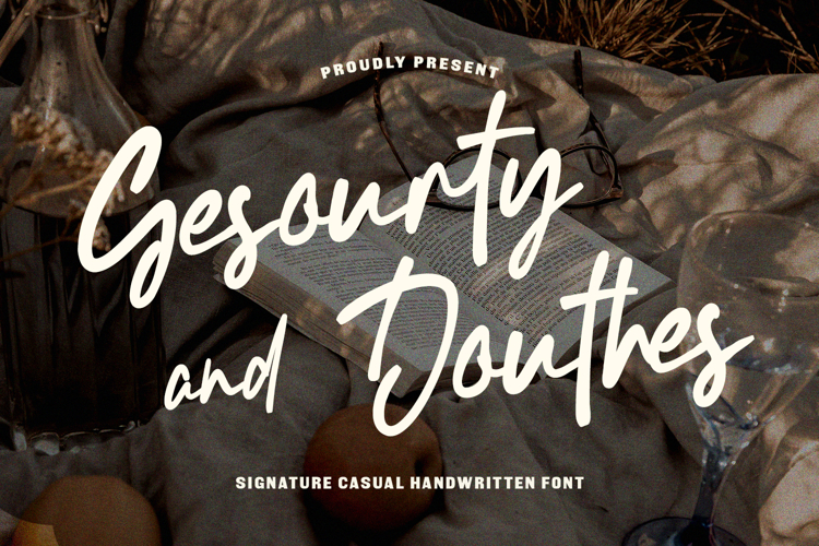 Gesourty Douthes Signature Casual Handwritten Font