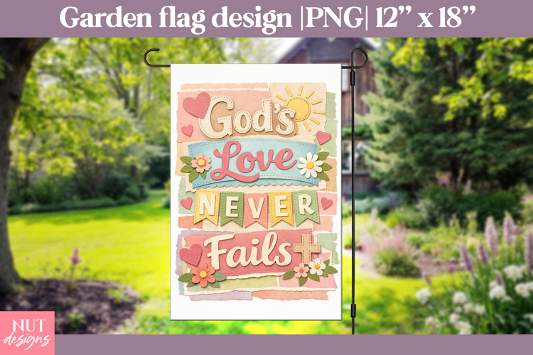 Garden Flag Sublimation Designs Image 19