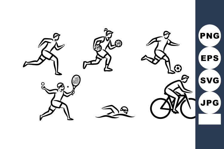 Sports Silhouette Image 9