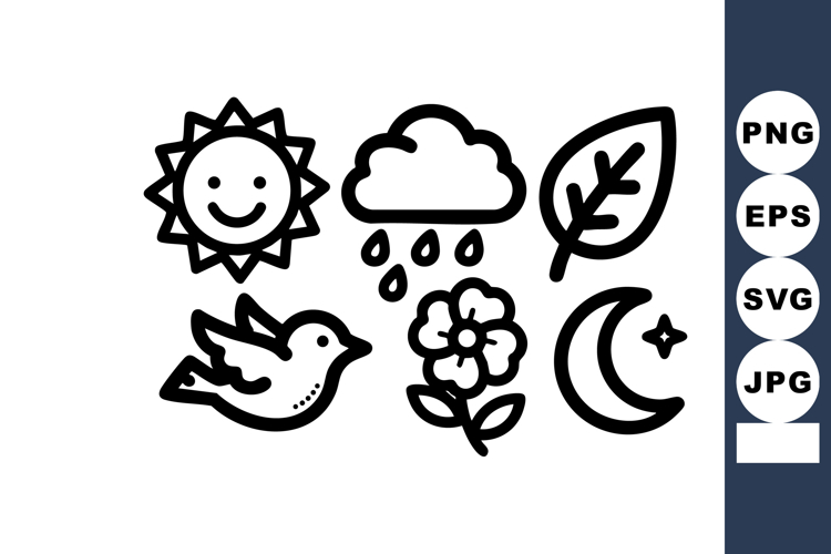 Moon Vector Image 8