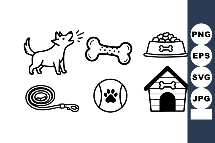Dog Bone Vector Image 9