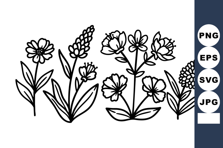 Wildflower Clipart Image 3