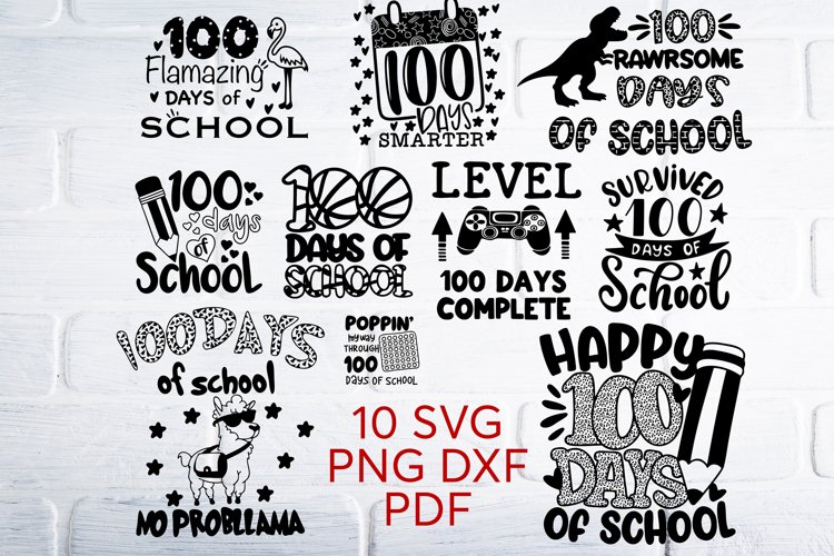 100 Days SVGs Image 17