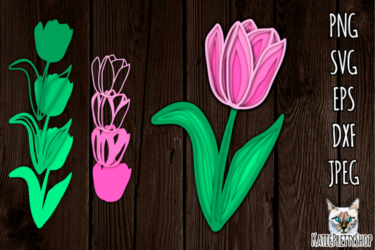 Layered Flower Svg Image 21