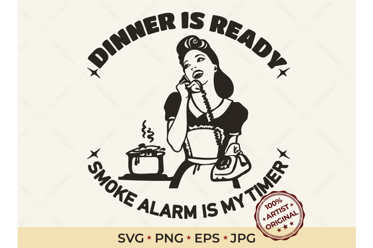 Retro Housewife SVG Funny Kitchen