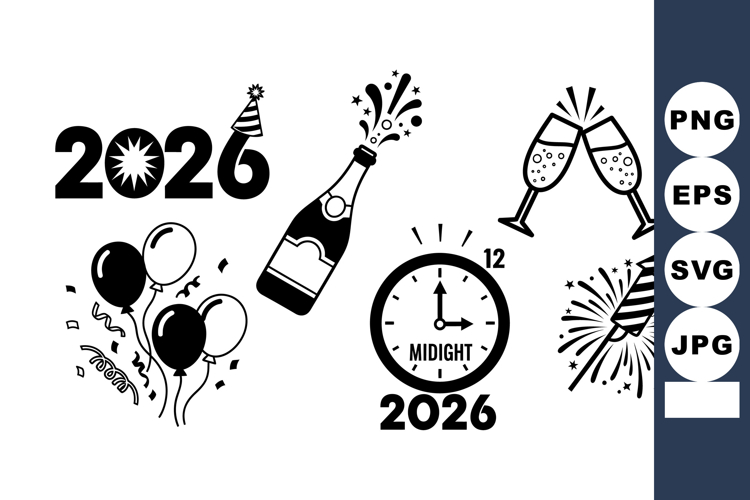 Champagne Clipart Image 8