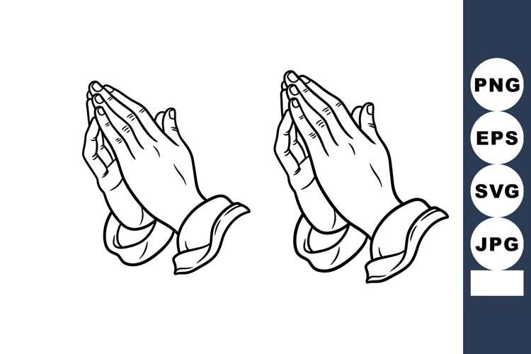 Praying Clipart Image 4