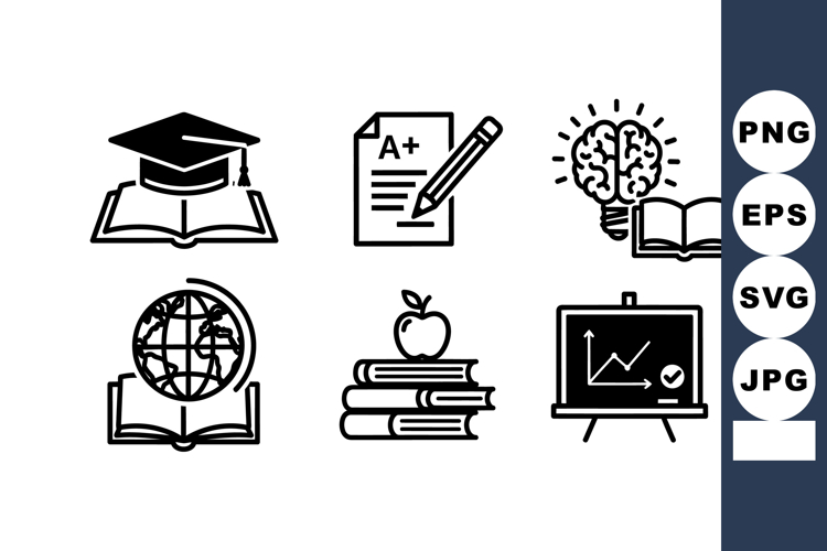 Graduation Cap Icon Image 11