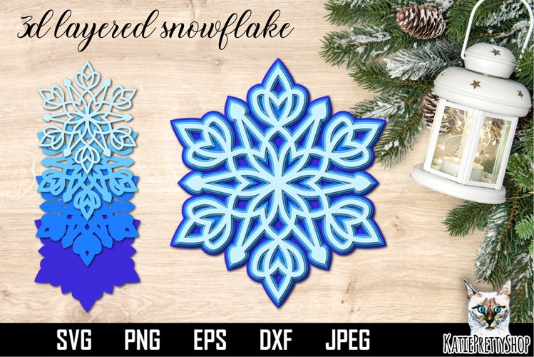 3D Christmas SVG Image 2