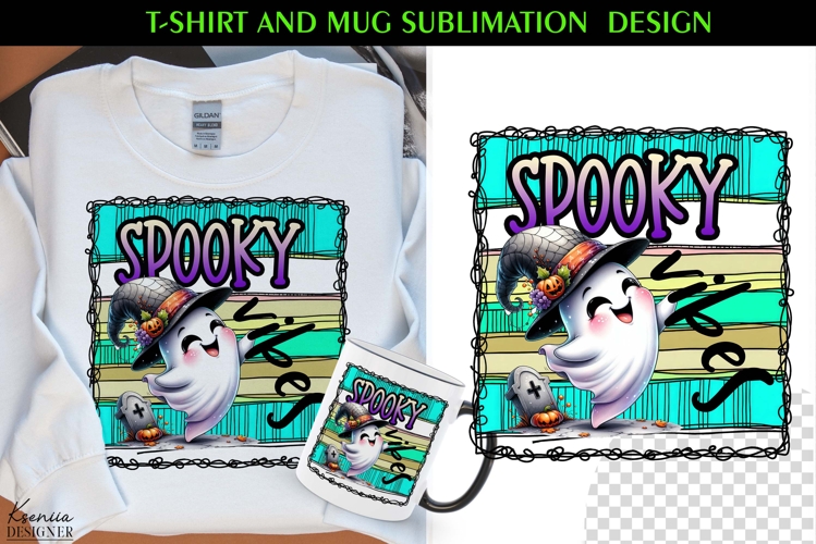 Cute Spooky Ghost |Funny Halloween Quotes T Shirt and Mug