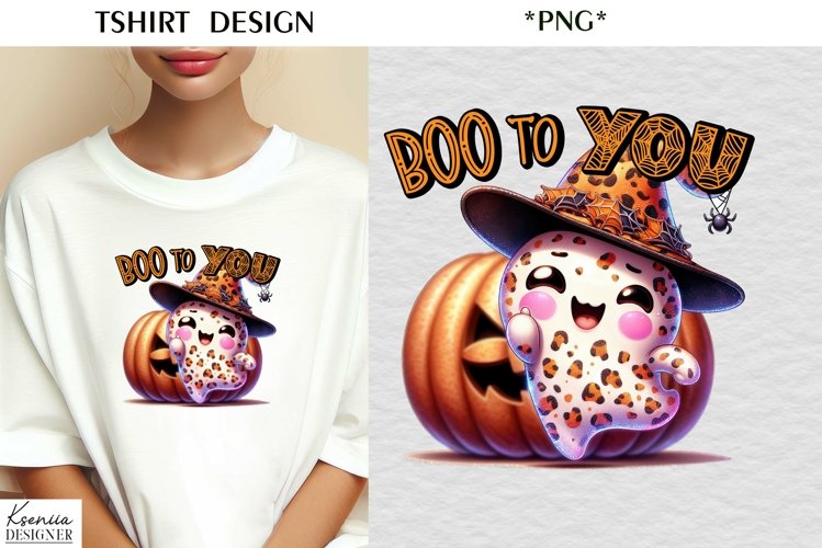 Cartoon Halloween Ghost|Funny Halloween Quotes T Shirt