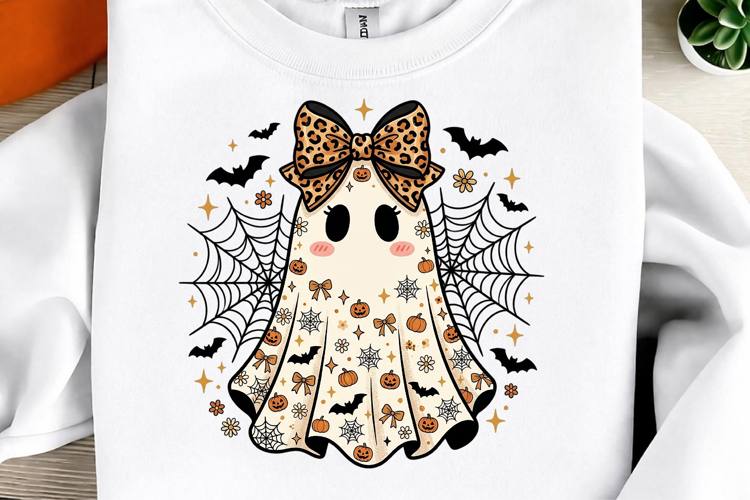Ghost Coquette PNG, Ghost Halloween Png