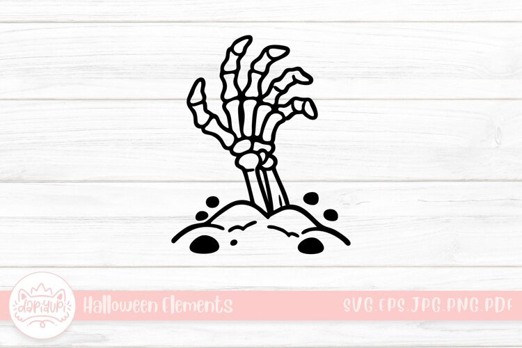 ghost doodle halloween element example image 1