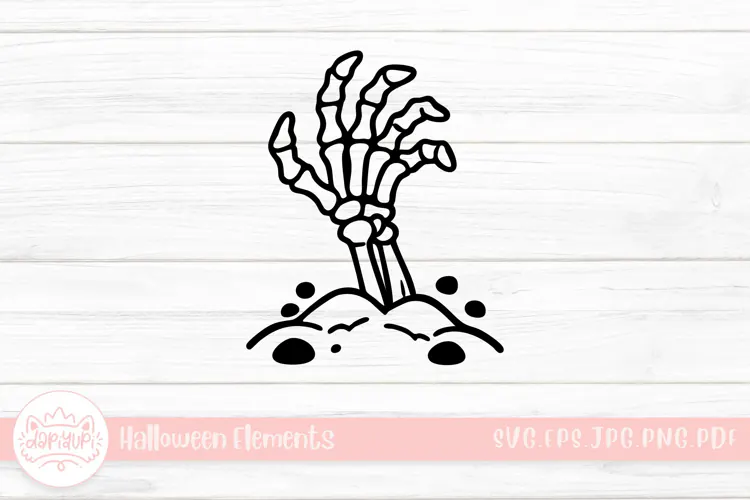 ghost doodle halloween element