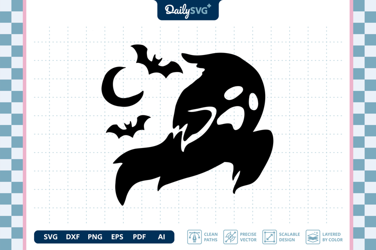 Halloween SVG Spooky Cut File for DIY Crafts