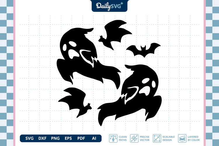 Halloween SVG Spooky Cut File for DIY Crafts
