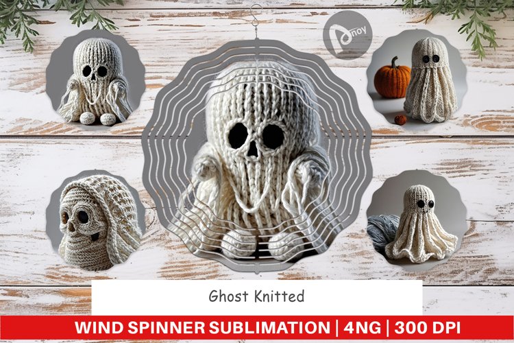 Wind Spinner Ghost Knitted