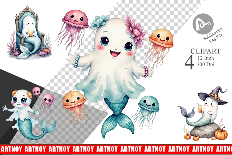 Mermaids Clipart Image 13