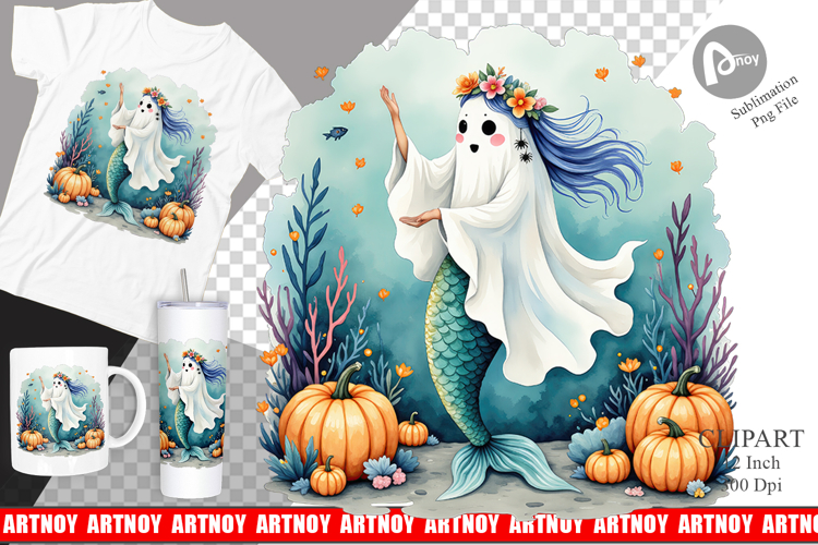 Mermaids Clipart Image 6