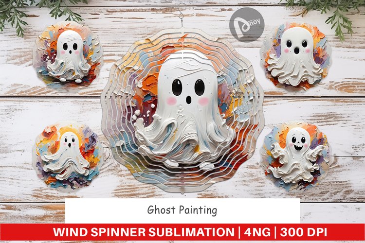 Wind Spinner Ghost Painting