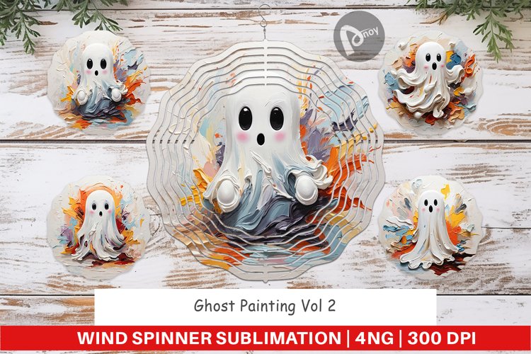 Wind Spinner Ghost Painting