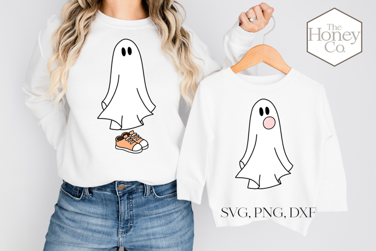Cute Ghost SVG | Ghost Sneakers| Ghost Bubble Gum