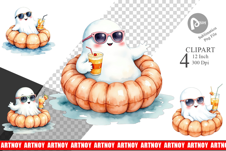 Ghosts Clipart Image 4