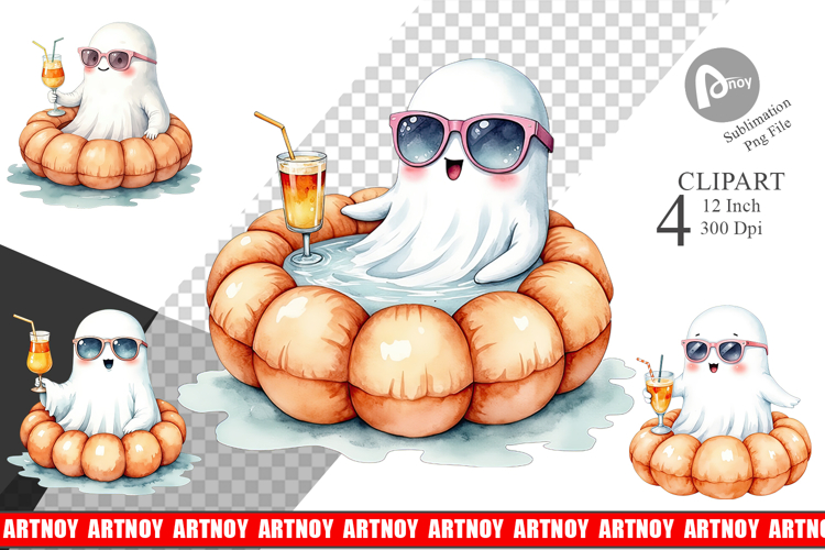 Ghosts Clipart Image 3