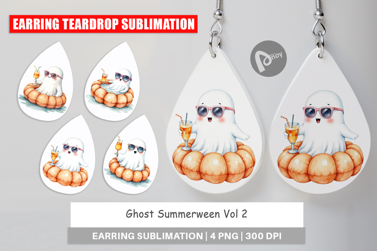 Earring Summerween Ghosts