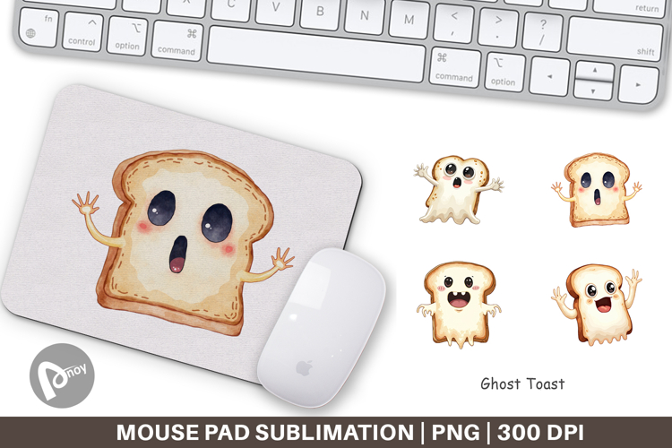 Mouse Pad Ghost Toast