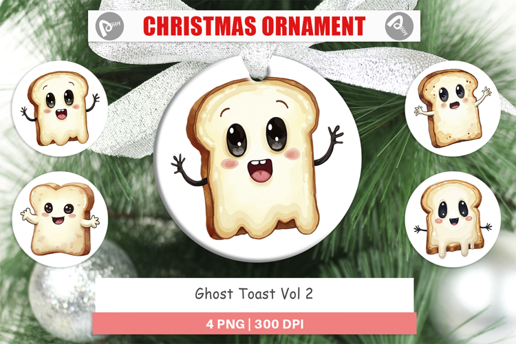 Ornament Ghost Toast
