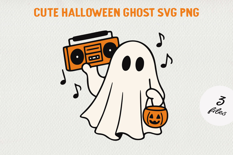 Halloween ghost svg Image 7