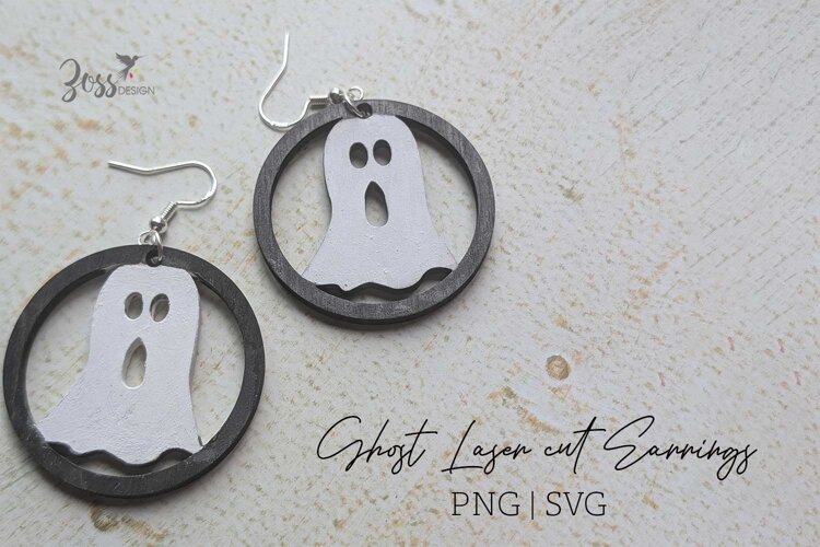 Ghost Laser cut SVG file example image 1