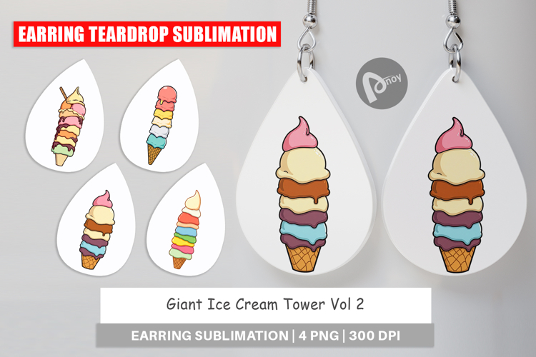 Earring Tall Ice Cream