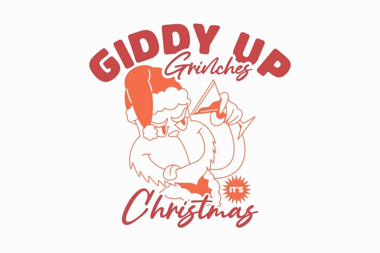 Giddy Up Its Christmas T-shirt Funny
