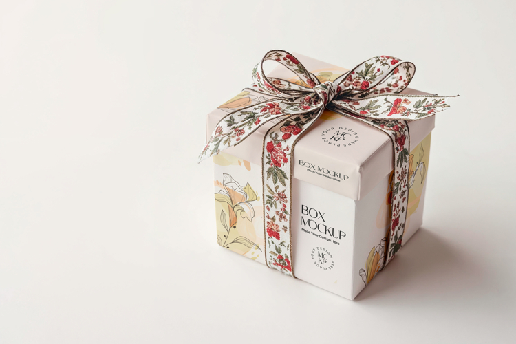 Gift Box Mockup Set