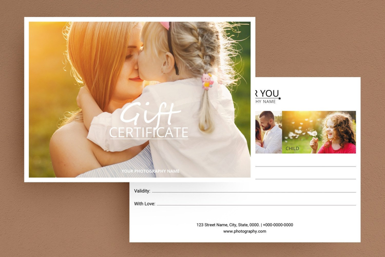 Photography Gift Certificate