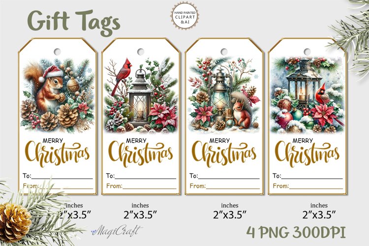Christmas Gift Tag Templates Image 16