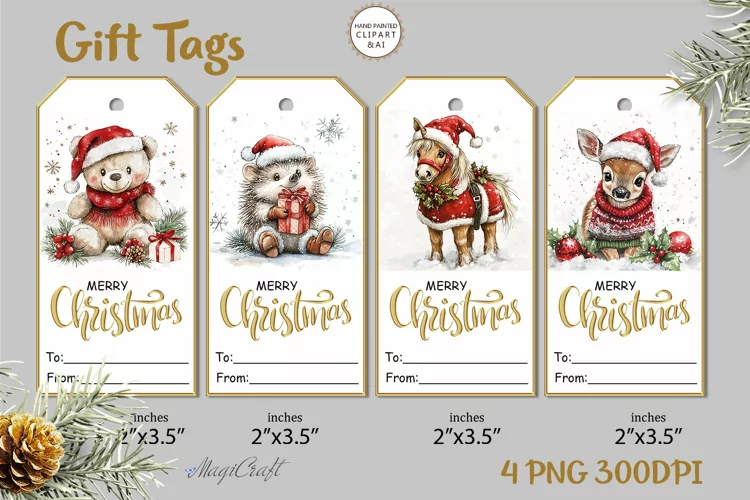 Christmas Gift Tags|Christmas Printable Tags teddy bear gift