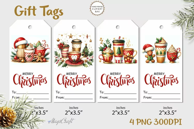 Christmas Gift Tags sweets|Printable Gift Tags holiday