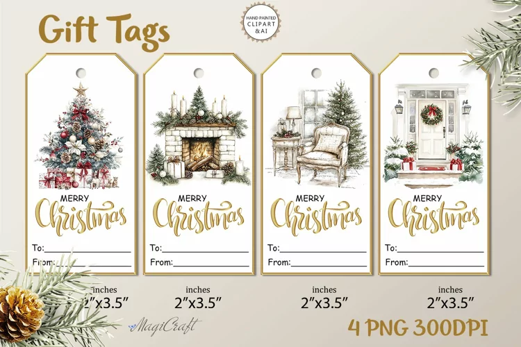 Christmas Gift Tags|Christmas Printable Tags|present gift