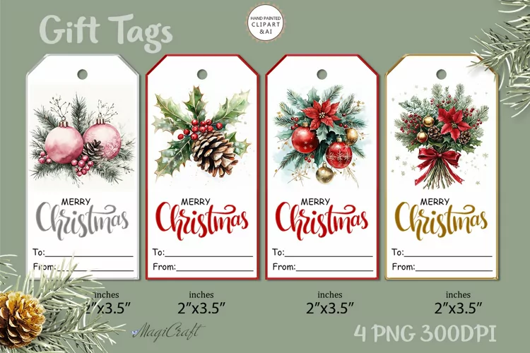 Christmas Gift Tags|Christmas Printable Tags|present gift